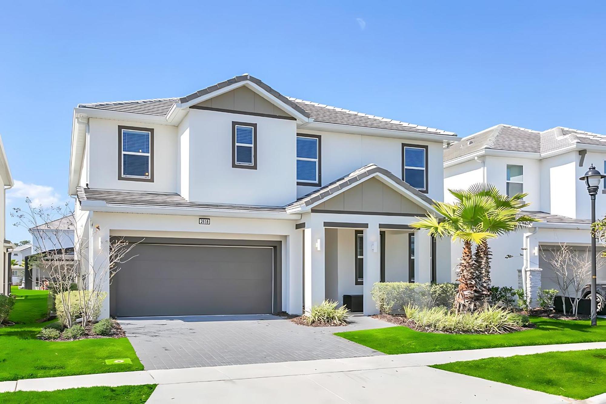 10Br Luxury Home Near Disney W Pool & Games Room كيسيمي المظهر الخارجي الصورة