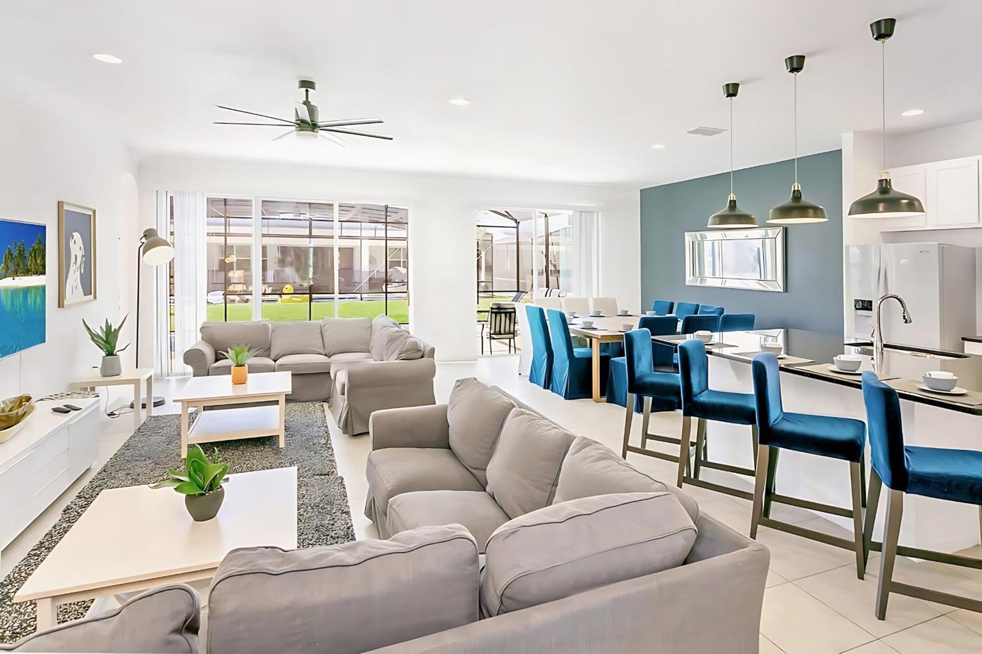 10Br Luxury Home Near Disney W Pool & Games Room كيسيمي المظهر الخارجي الصورة